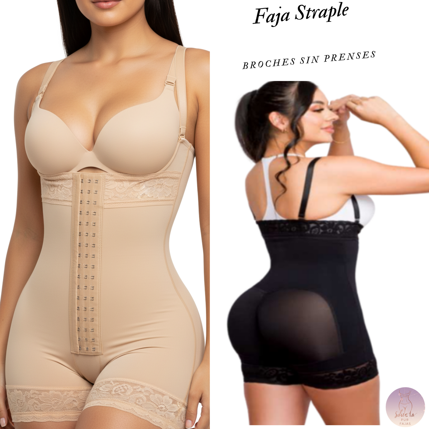 Faja Straple Broches Sin Prenses